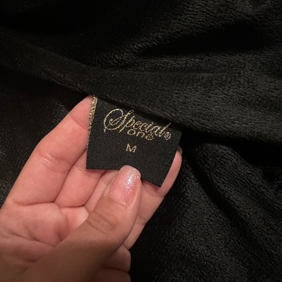 Orsay Originals Black Quilted Puffer Jacket Faux Fur Lined - Picture 4 of 5